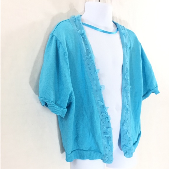 Versona Accessories Beautiful Blue Sweater - Picture 4 of 8